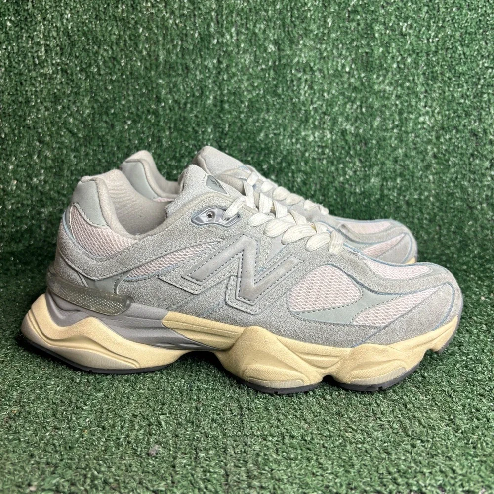 New Balance 9060 Suede Mesh Chunky Lifestyle Sneaker Granite Womens 9.5 Mens 8